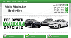 Desktop Screenshot of buyreliablerides.com